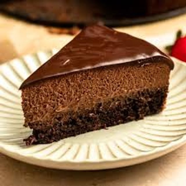 Chocolate Mousse Cake.