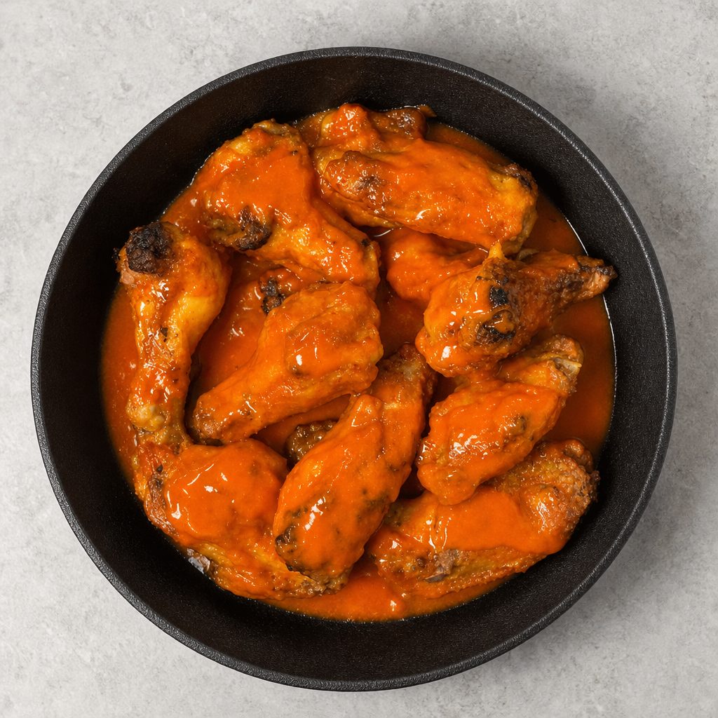 Baked Jumbo Sized Wings (10) - Lightly Breaded.
