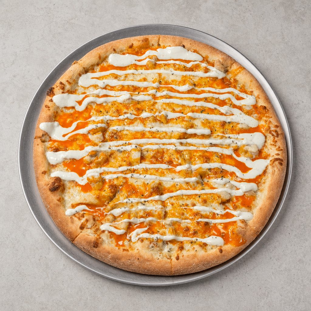 Buffalo Chicken Pizza.