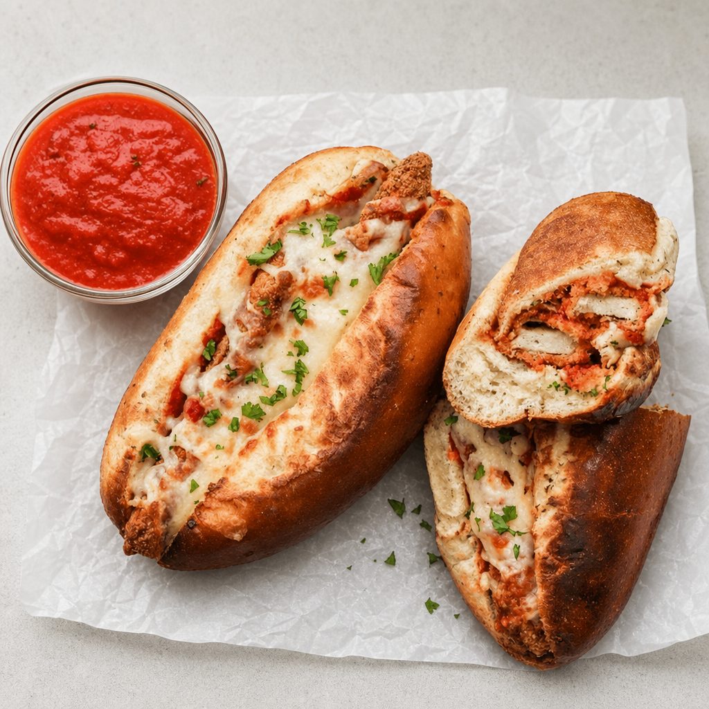 Chicken Parm Sub.