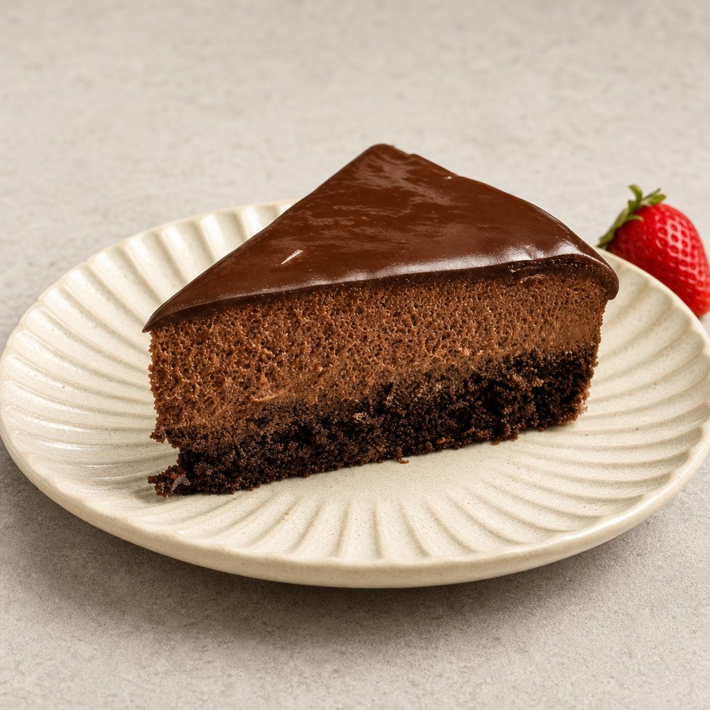 Chocolate Mousse Cake.