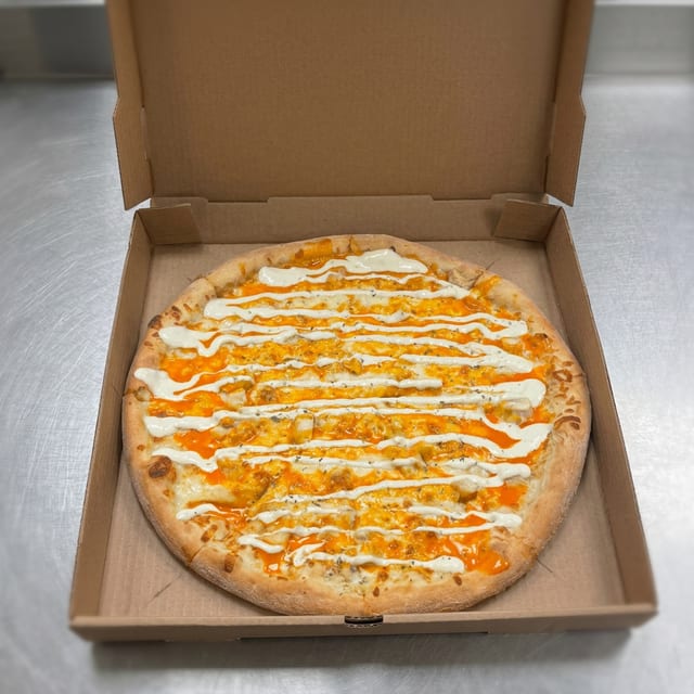 Buffalo Chicken Pizza.